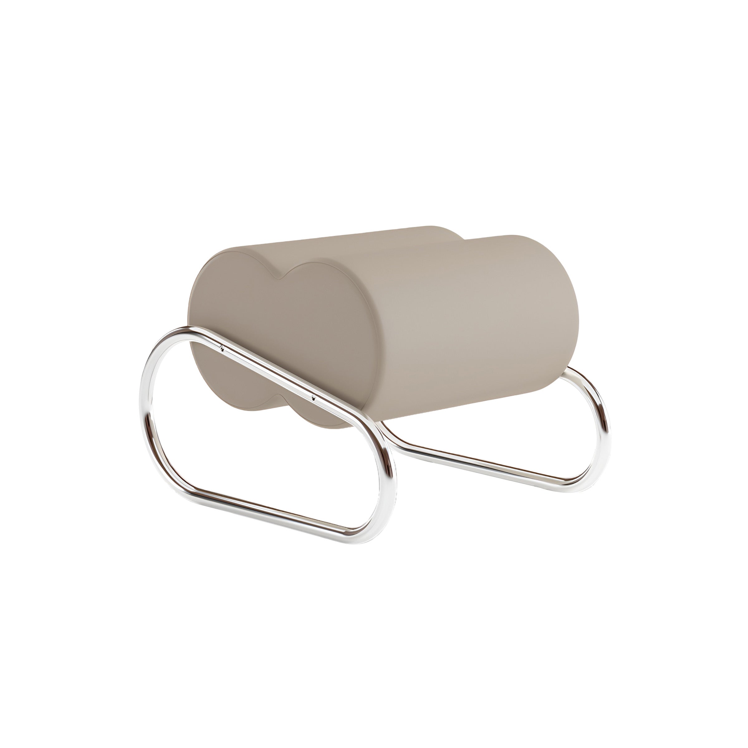 Fave Footstool: Chrome Steel