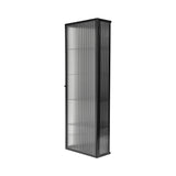 Haze Wall Cabinet: Black