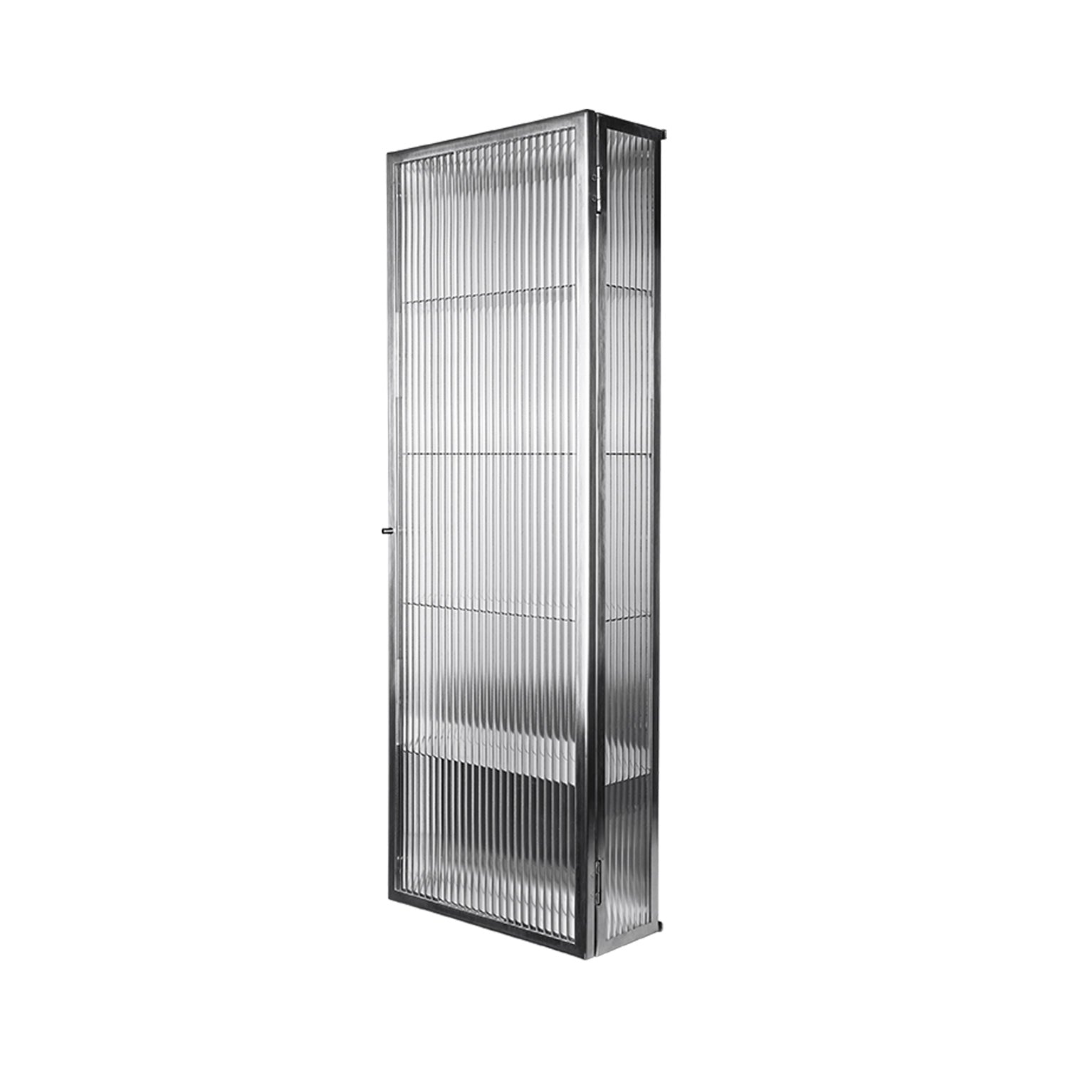 Haze Wall Cabinet: Stainless Steel