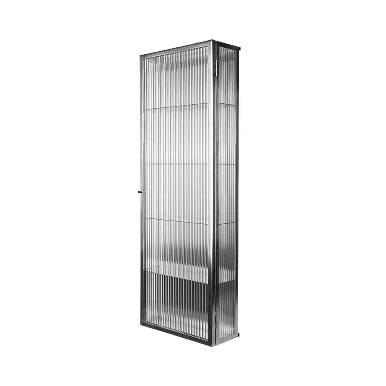 Haze Wall Cabinet: Stainless Steel