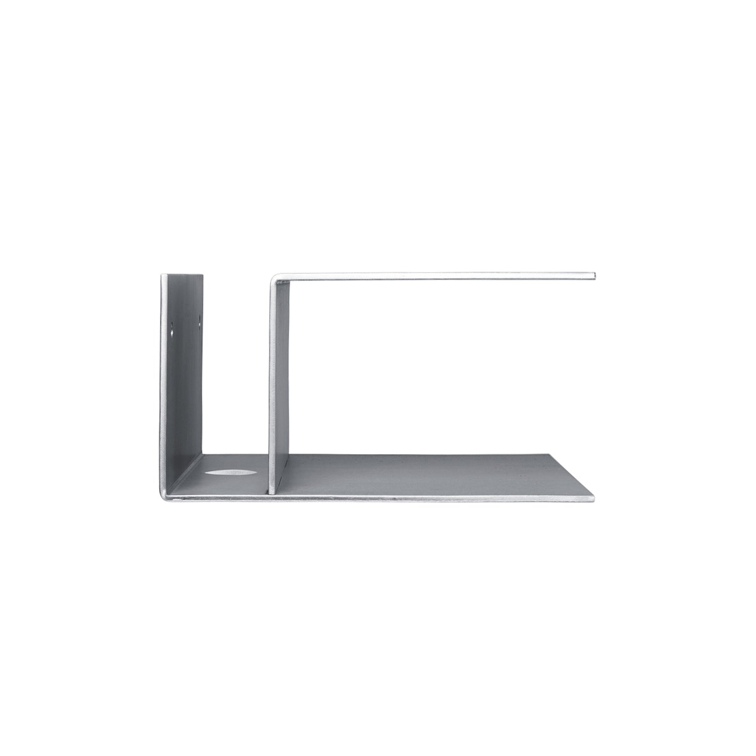 Lager Bedside Table: Aluminum