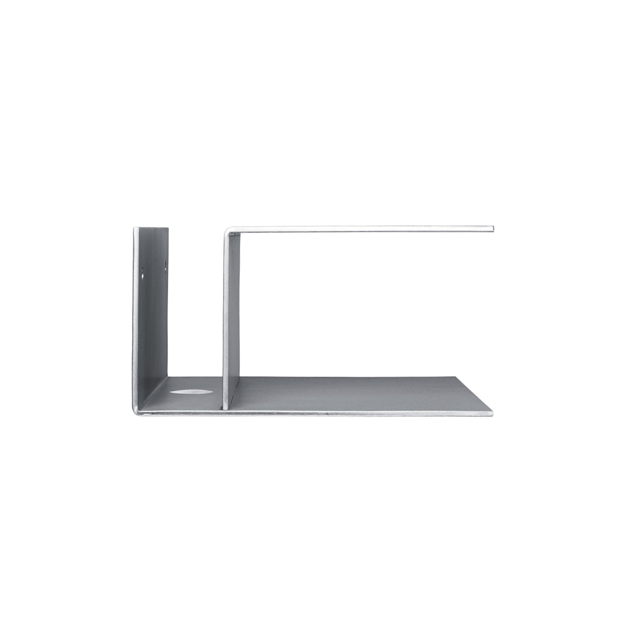 Lager Bedside Table: Aluminum