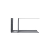 Lager Bedside Table: Aluminum