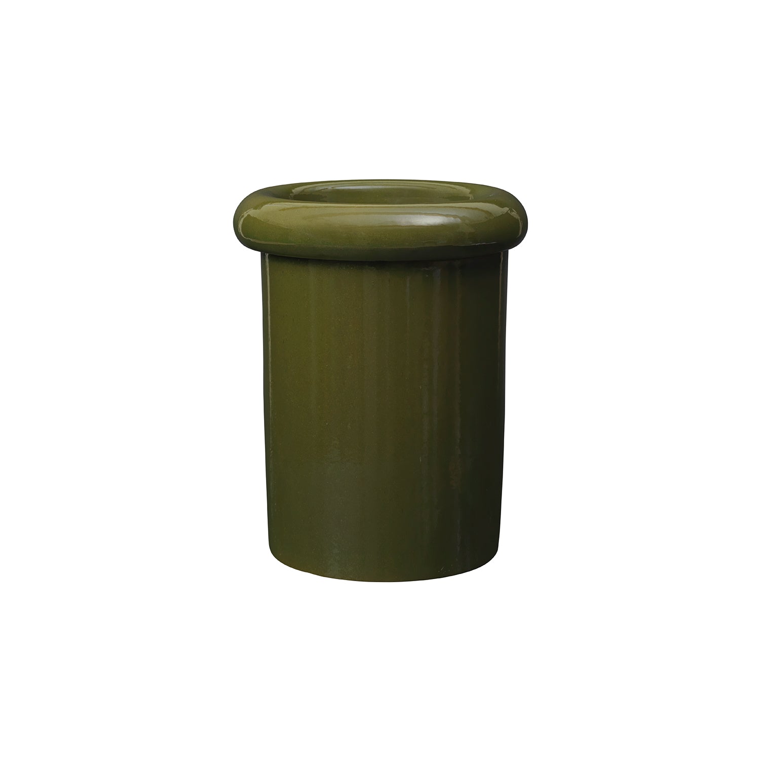 Rollo Pot: Low + Moss Green