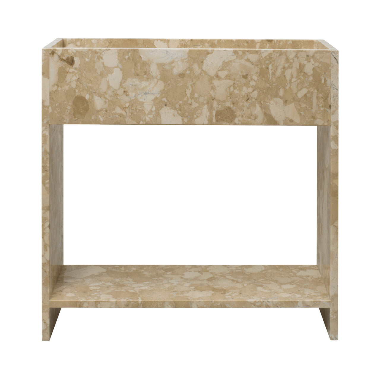 Stone Plant Box With Shelf