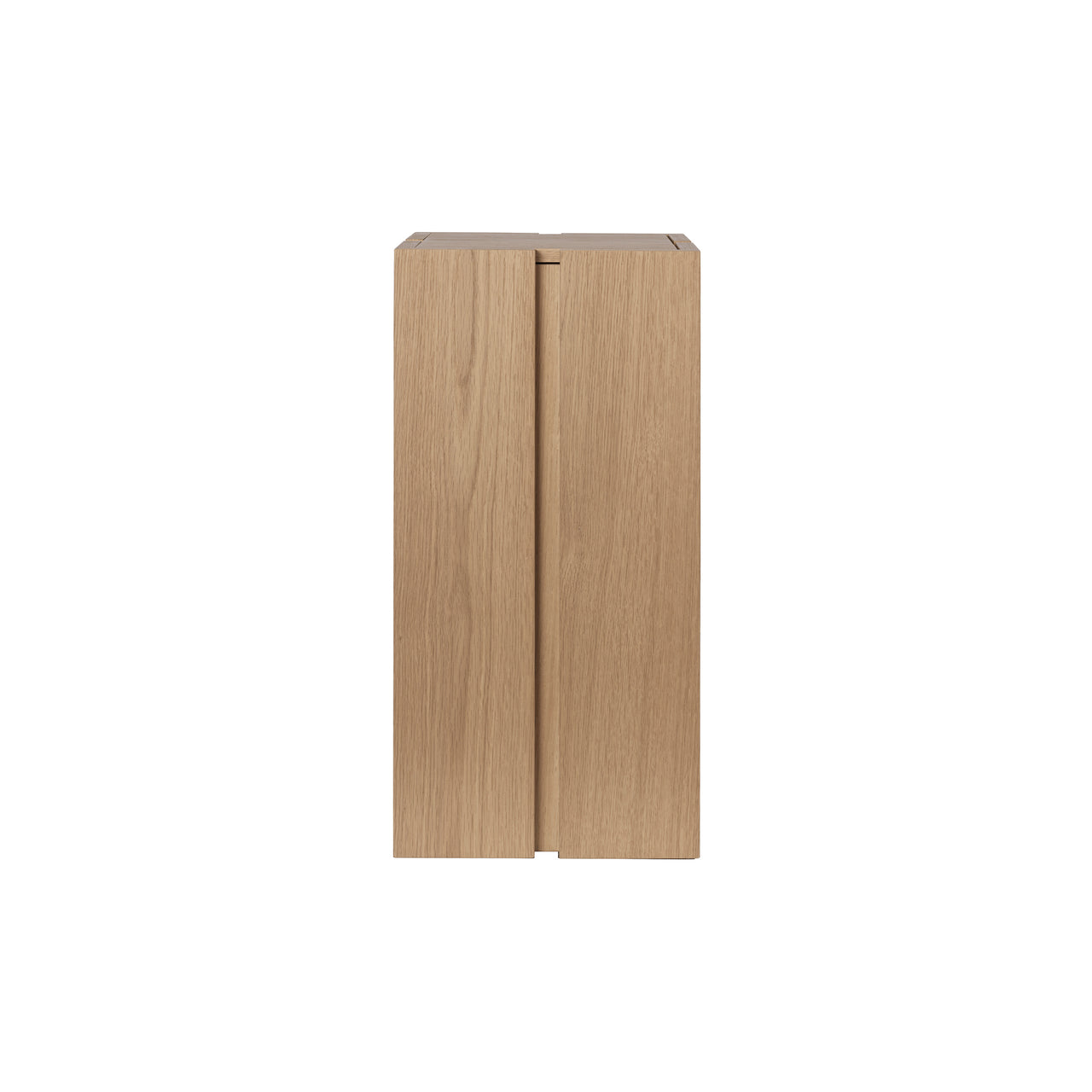 Parcel Pedestal: Low + Natural Oak