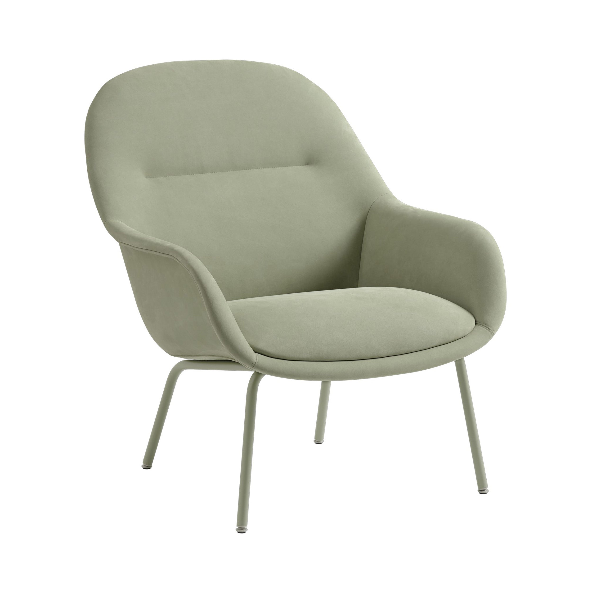 Fiber Lounge Armchair Tube: Dusty Green