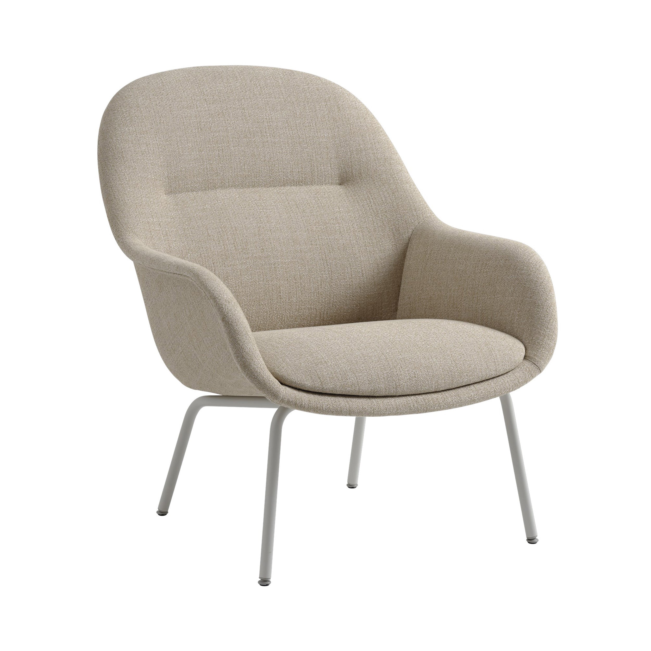 Fiber Lounge Armchair Tube: Grey