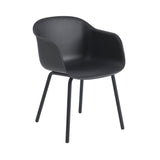 Fiber Outdoor Armchair: Quick Ship + Anthracite Black