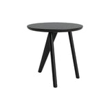 Fin Side Table: Black Oak