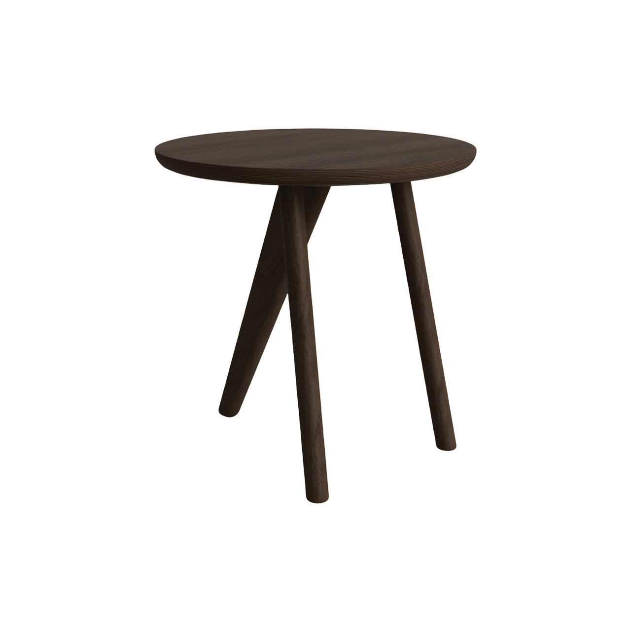 Fin Side Table: Dark Smoked Oak