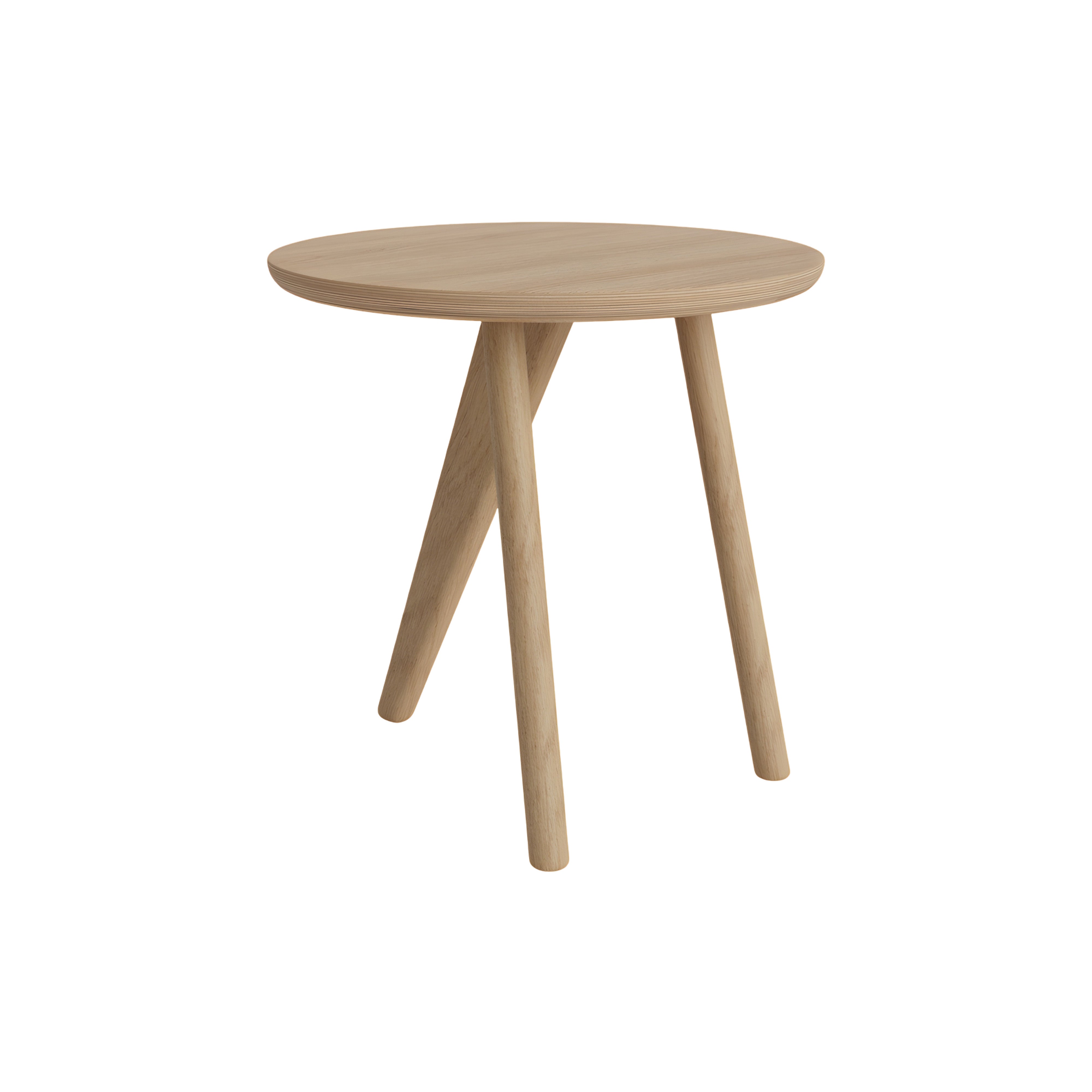Fin Side Table: Natural Oak