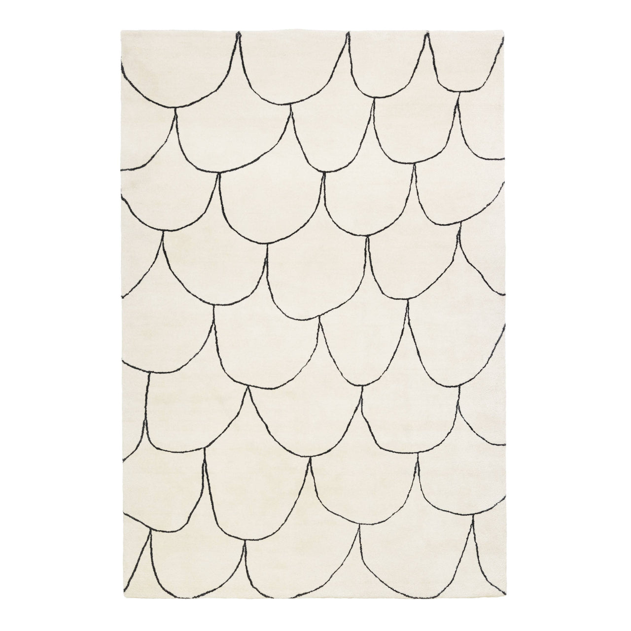Fish Platinum Rug: Small