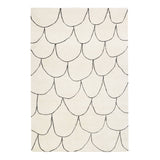 Fish Platinum Rug: Small + White