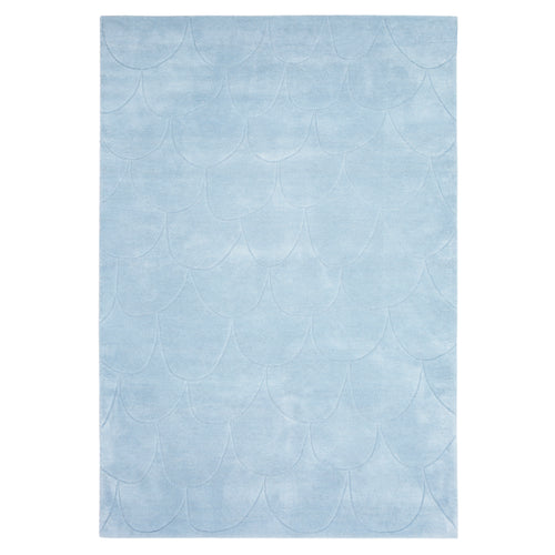 Fish Rug: Large + Sky Blue