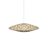 Flax Pendant Light: Medium + Bamboo