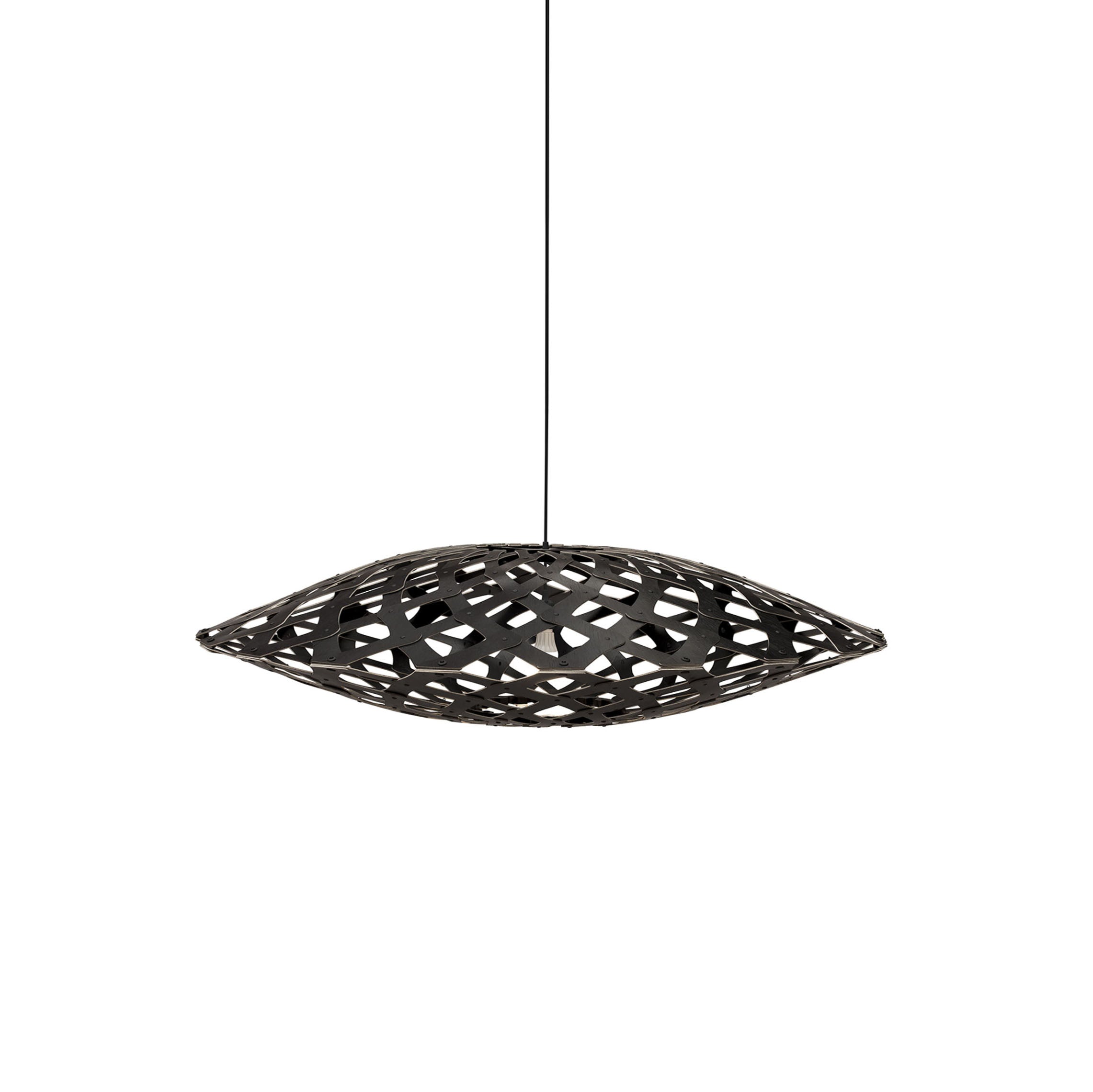 Flax Pendant Light: Medium + Black
