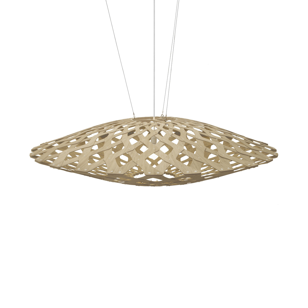 Flax Pendant Light: Large + Bamboo