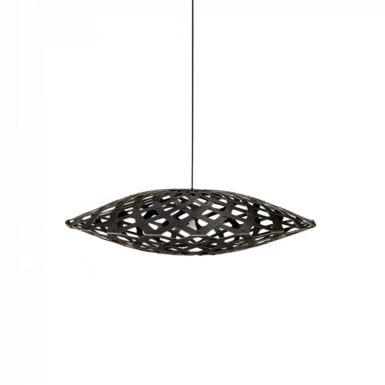 Flax Pendant Light: Medium + Black