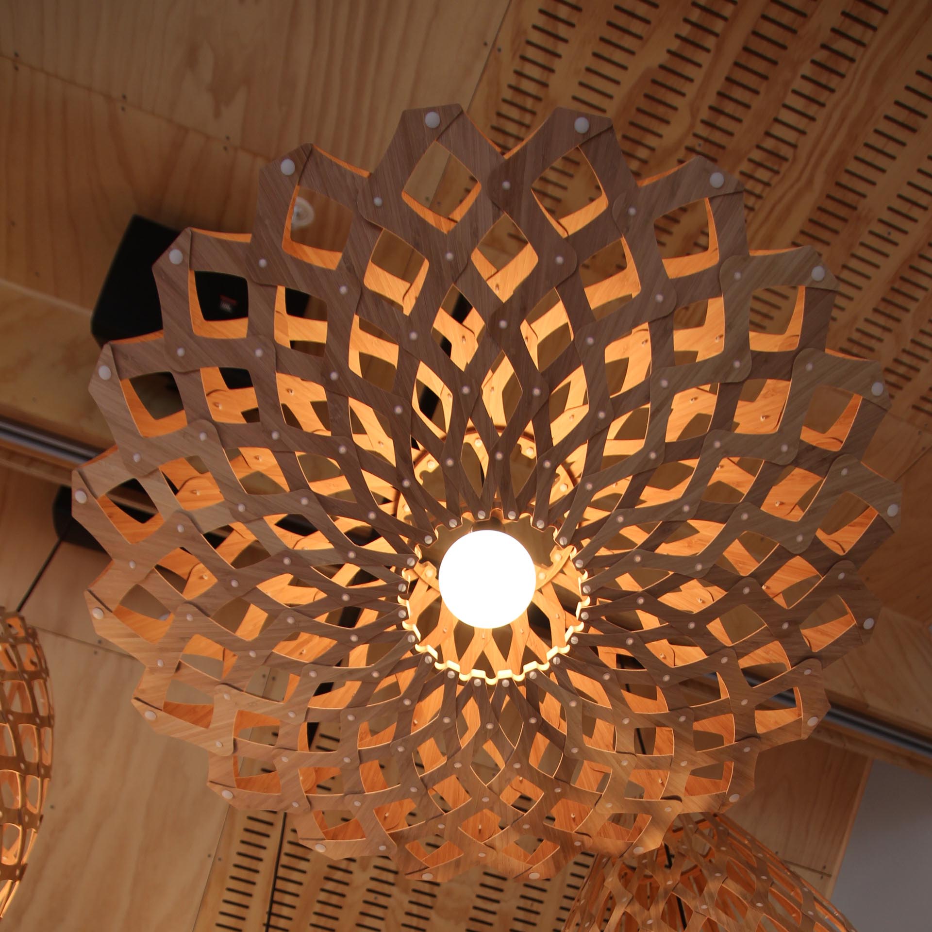 Flax Pendant Light: Medium + LS