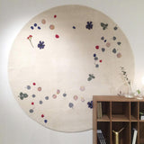 Fleur Platinum Round Rug