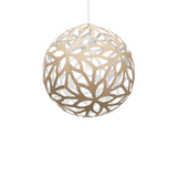 Floral Pendant Light: Extra Large + Bamboo + White