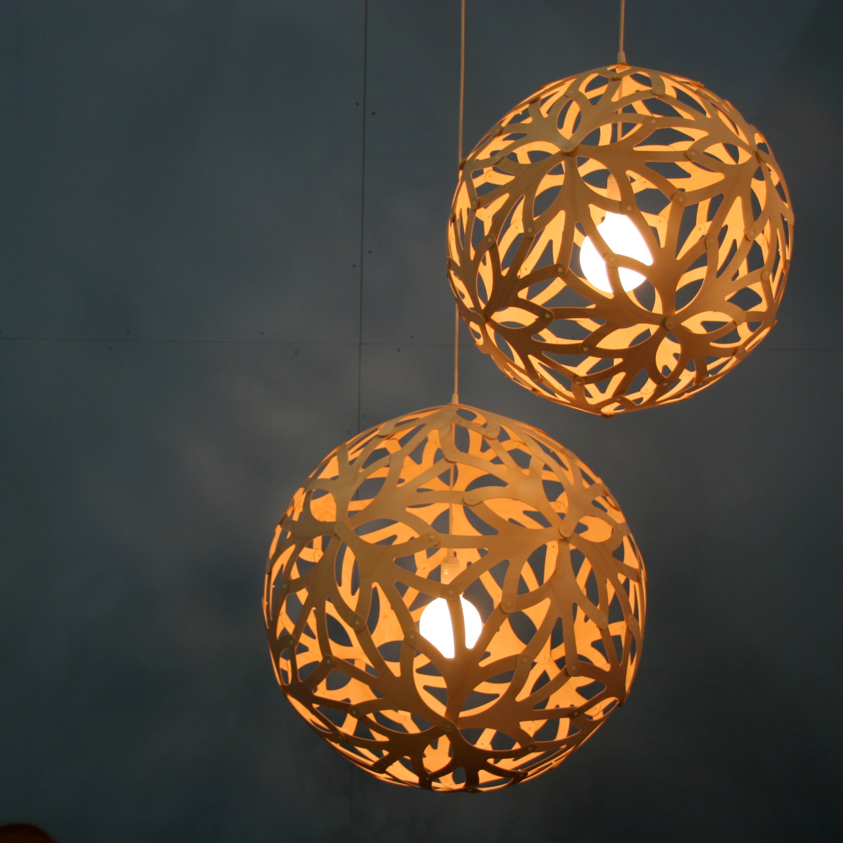 Floral Pendant Light: Medium