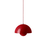 Big FlowerPot VP2 Pendant: Vermilion Red