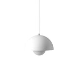 Big FlowerPot VP2 Pendant: Matte White + White