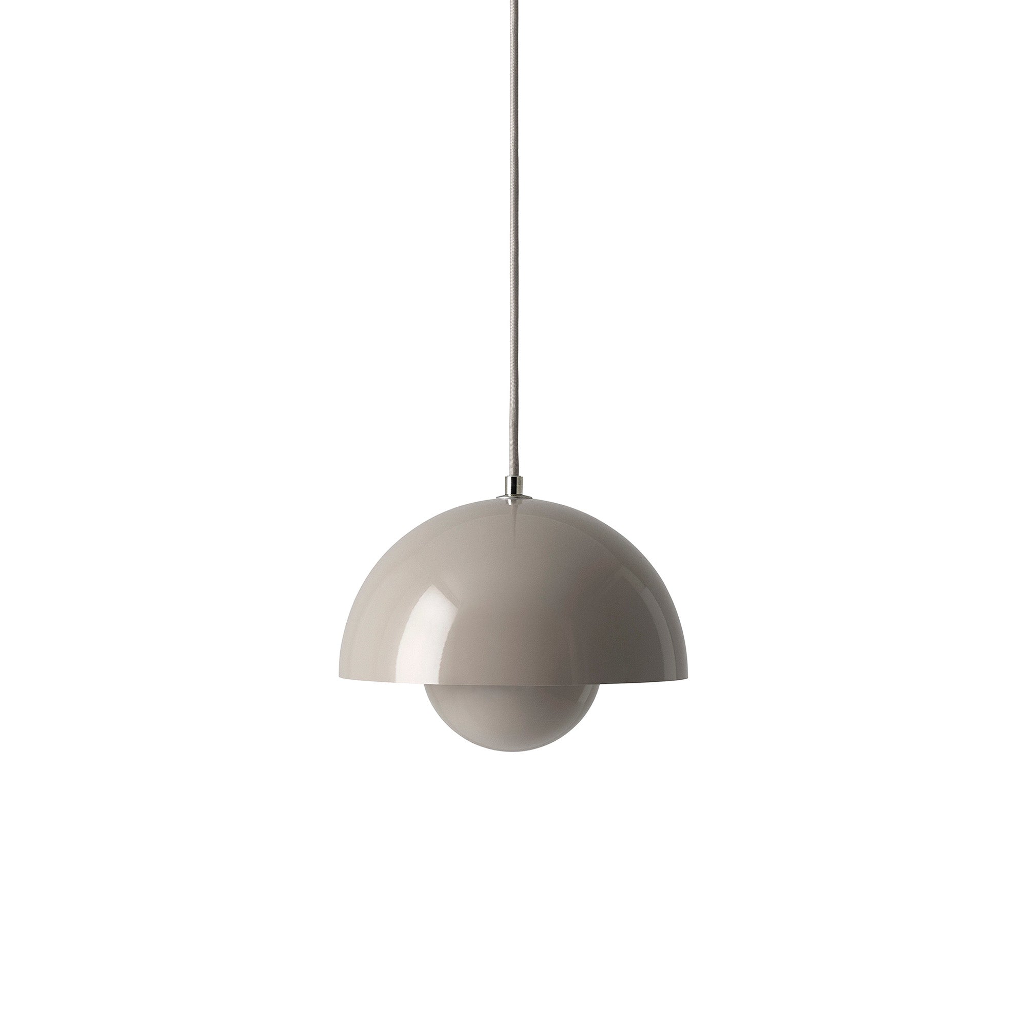 FlowerPot VP1 Pendant: Grey Beige