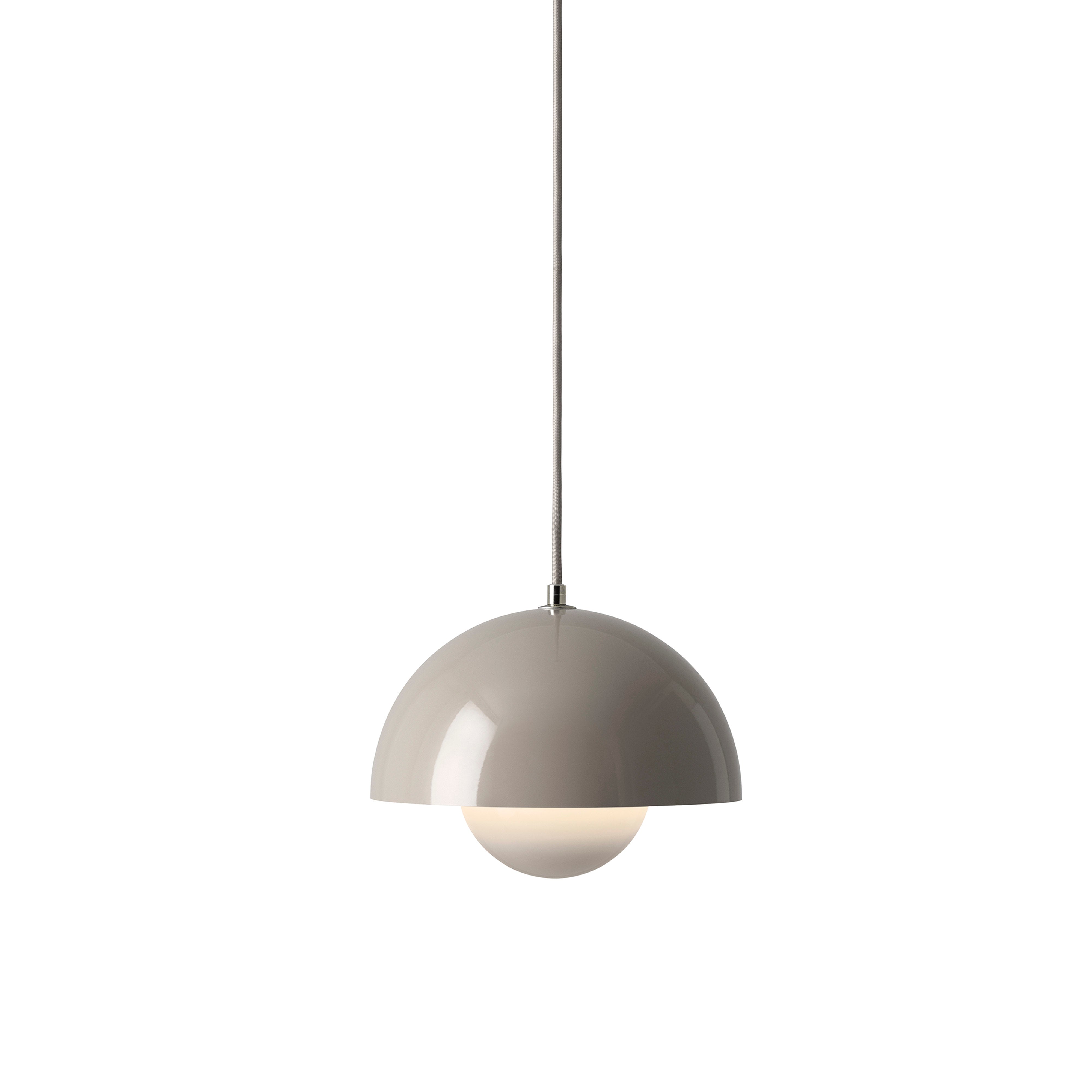 FlowerPot VP1 Pendant: Grey Beige