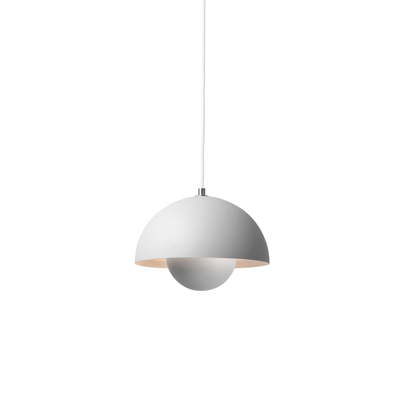 Flowerpot VP1 Pendant: Matt Light Grey