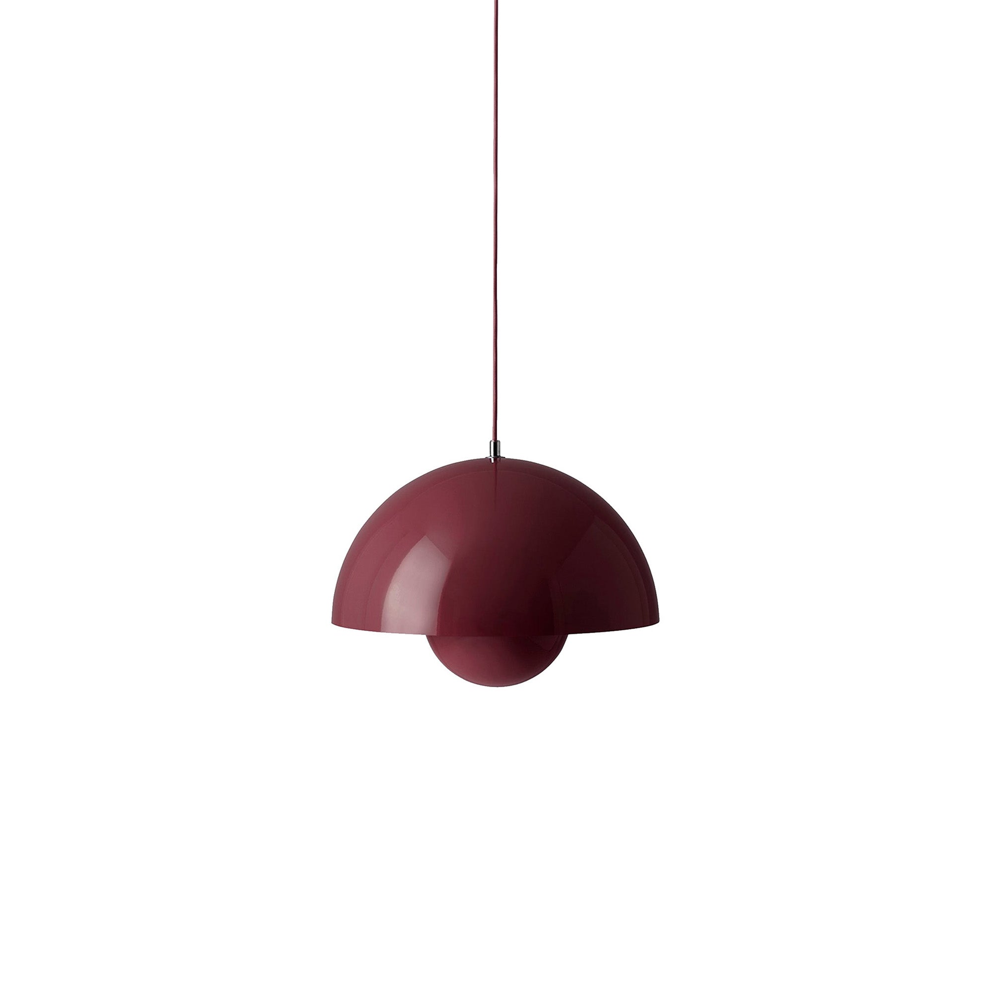 Flowerpot Pendant VP7: Dark Plum