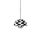 Flowerpot Pendant VP7: Black + White + Black