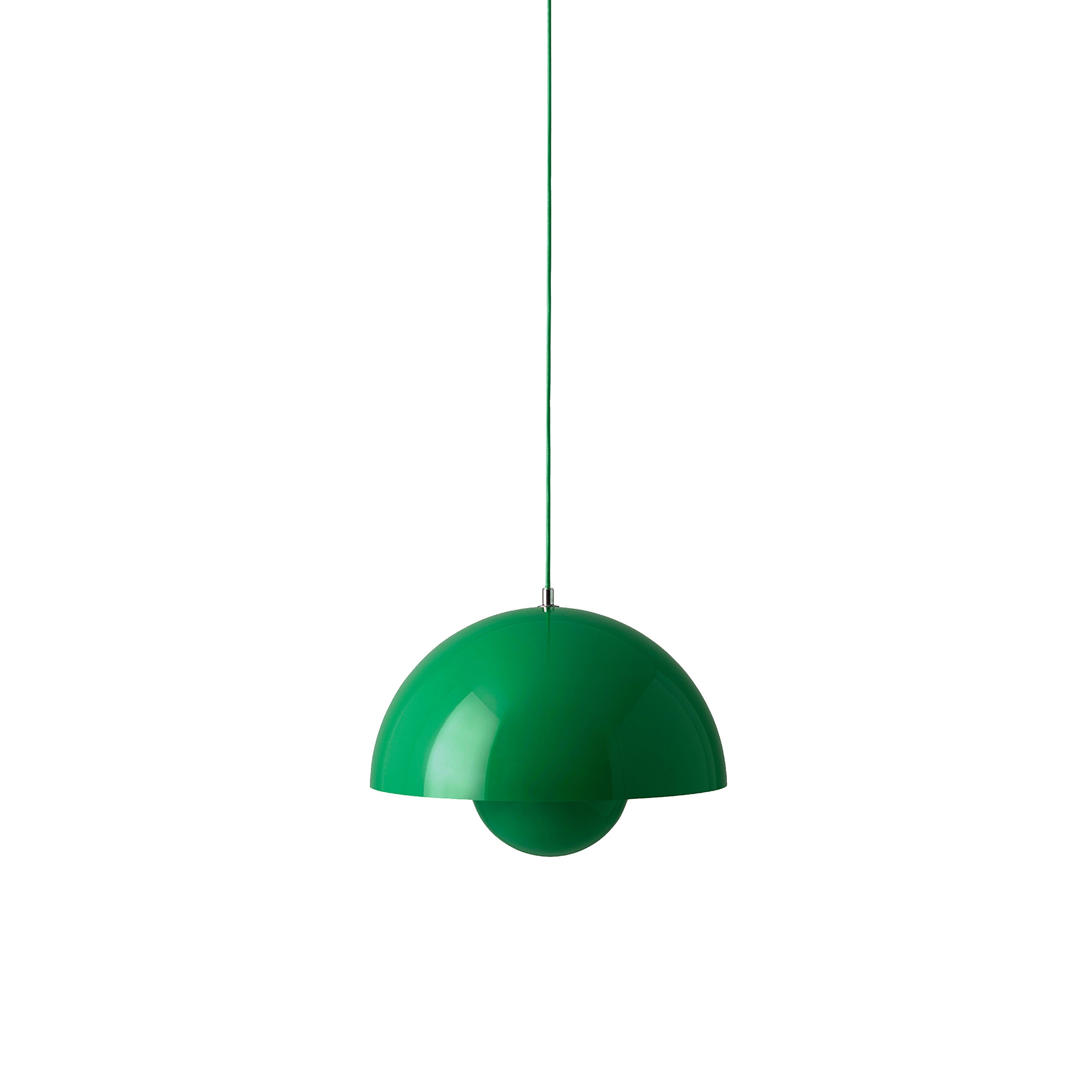 Flowerpot Pendant VP7: Signal Green