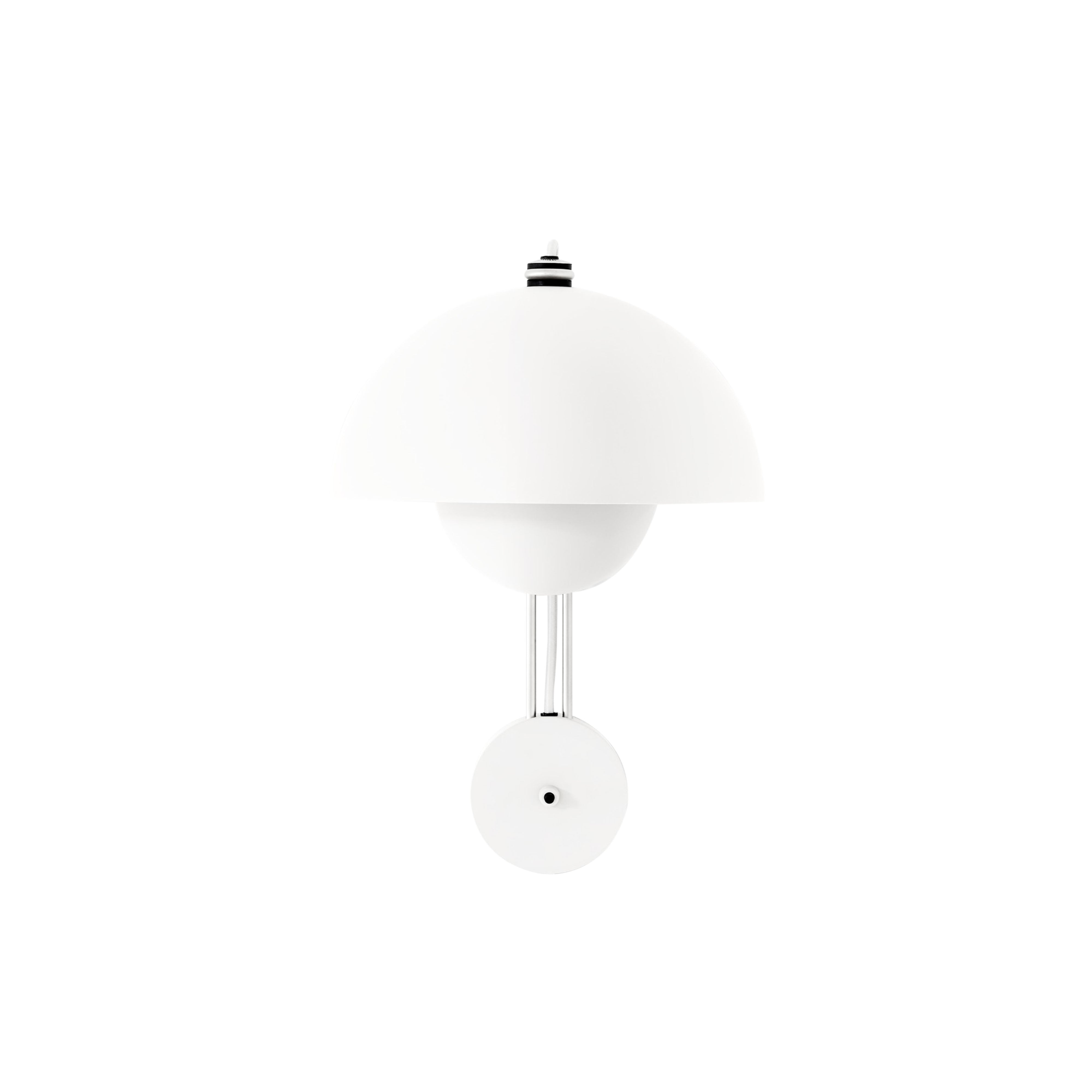 Flowerpot Wall Lamp VP8: Matte White