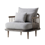 Fly Series SC1 Lounge Chair: Smoked Oiled Oak + Hot Madison Reboot 094
