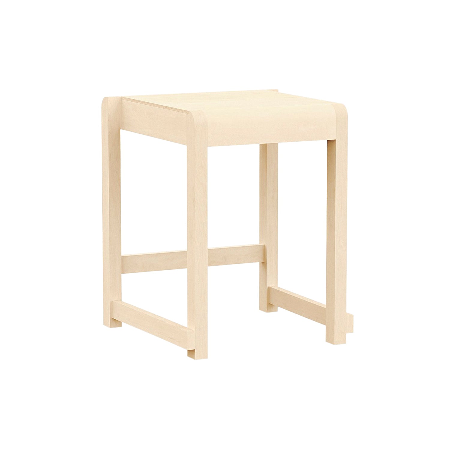 01 Low Stool : Natural Birch