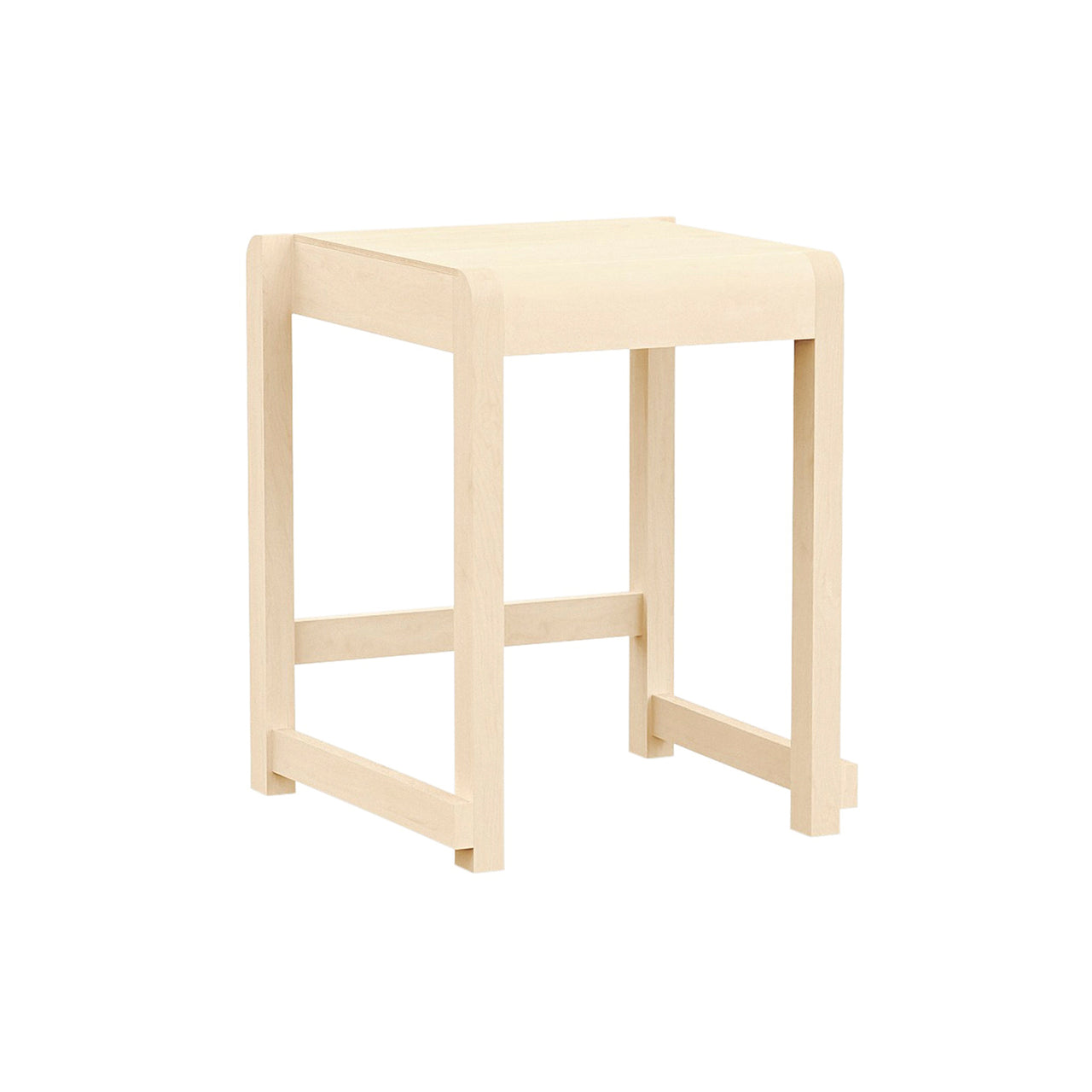 01 Low Stool : Natural Birch