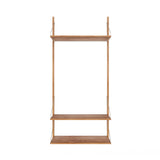 Shelf Library: High (W80) + Hanger Section + Natural Oiled Oak