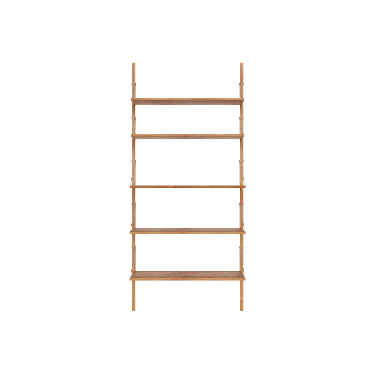 Shelf Library: High (W80) + Single Section + Natural Oiled Oak