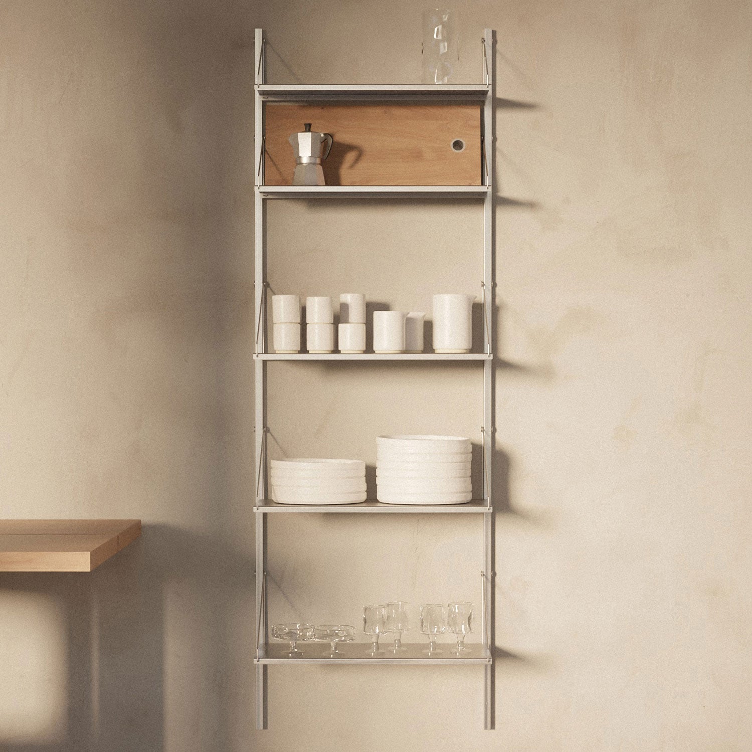 Shelf Library: Steel