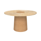 Sintra Dining Table: Yellow Limestone