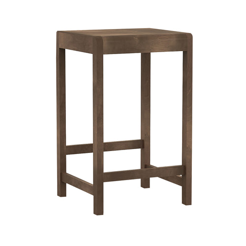 01 Bar + Counter Stool: Counter + Dark Brown Birch