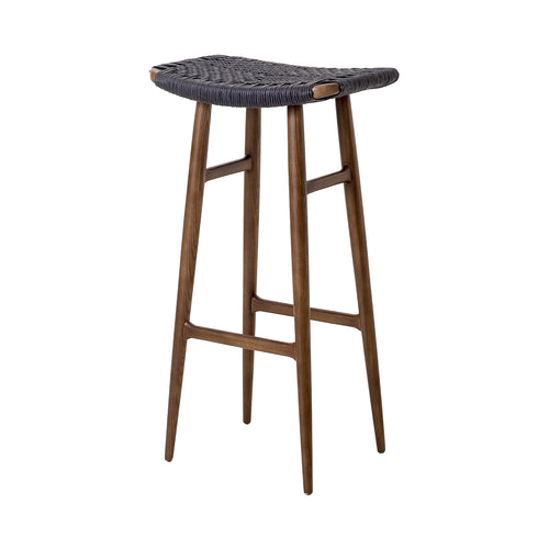 Freja Bar + Counter Stool:  Bar + Dark Brown Oak