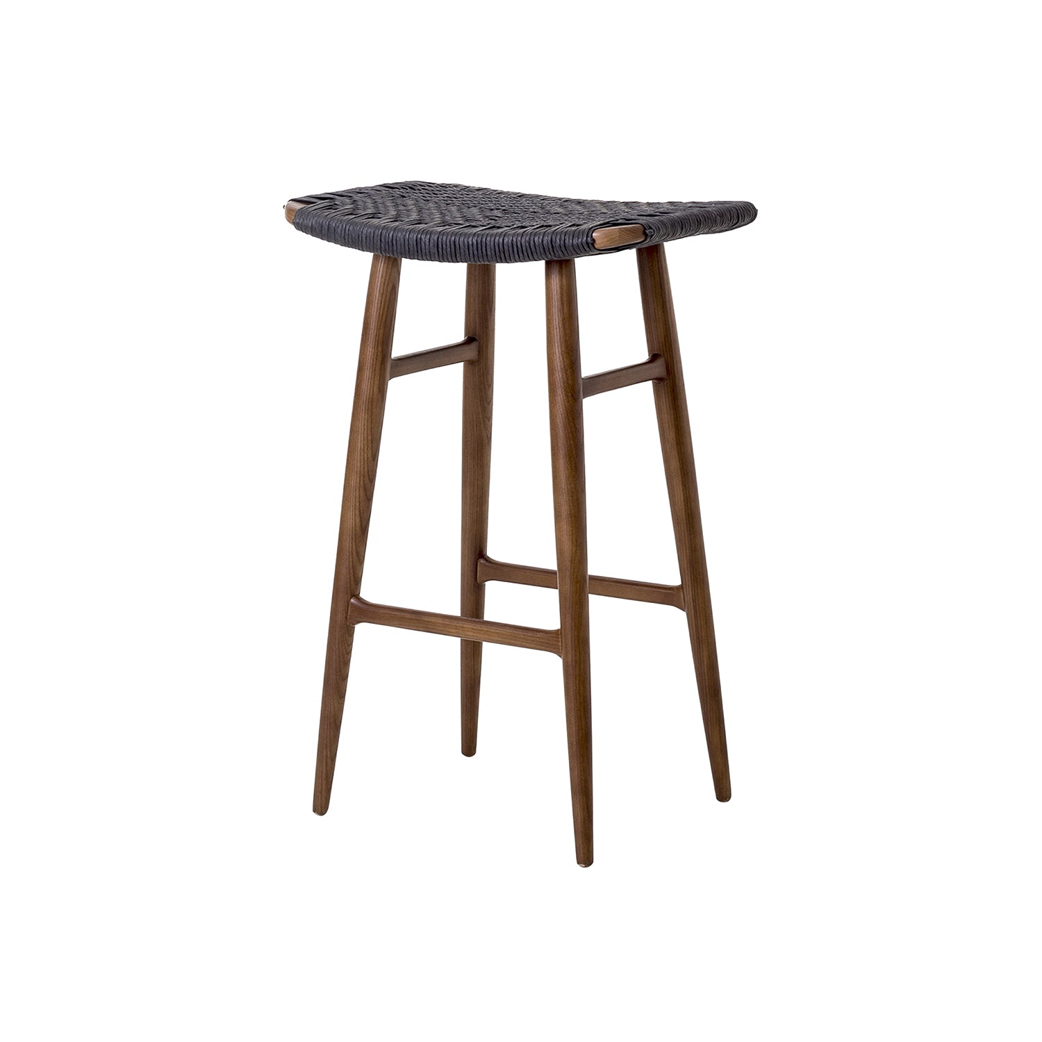 Freja Bar + Counter Stool: Counter + Dark Brown Oak