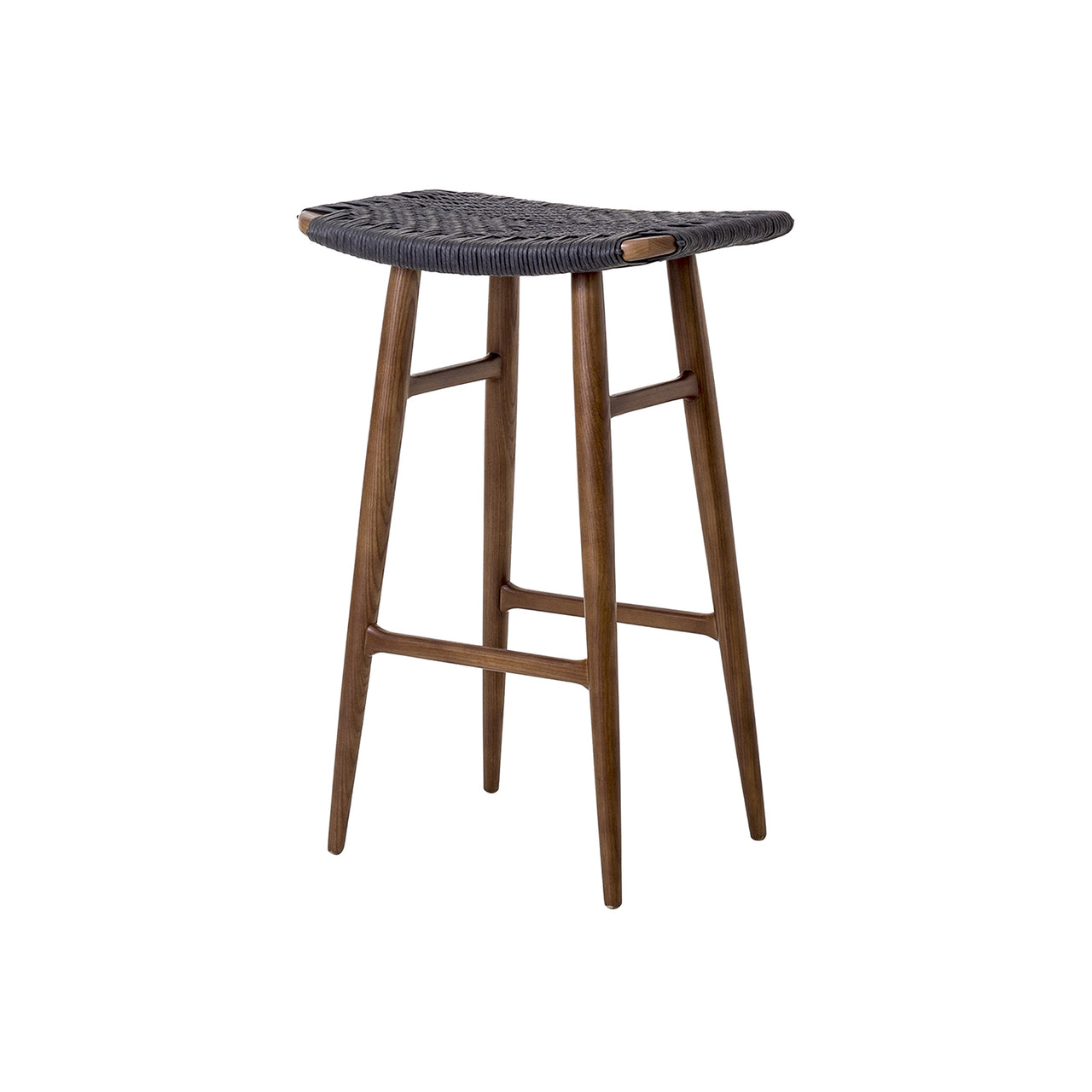 Freja Bar + Counter Stool: Counter + Dark Brown Oak