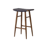 Freja Bar + Counter Stool: Counter + Dark Brown Oak