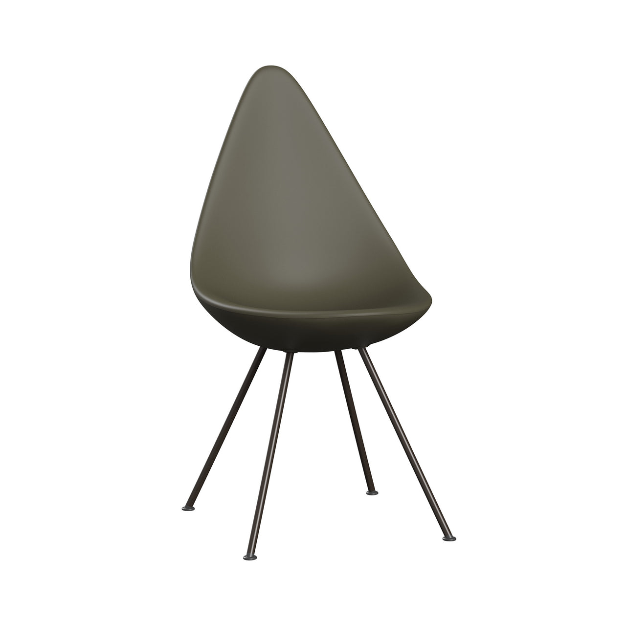 Drop Chair: High + Olive Green + Brown Bronze