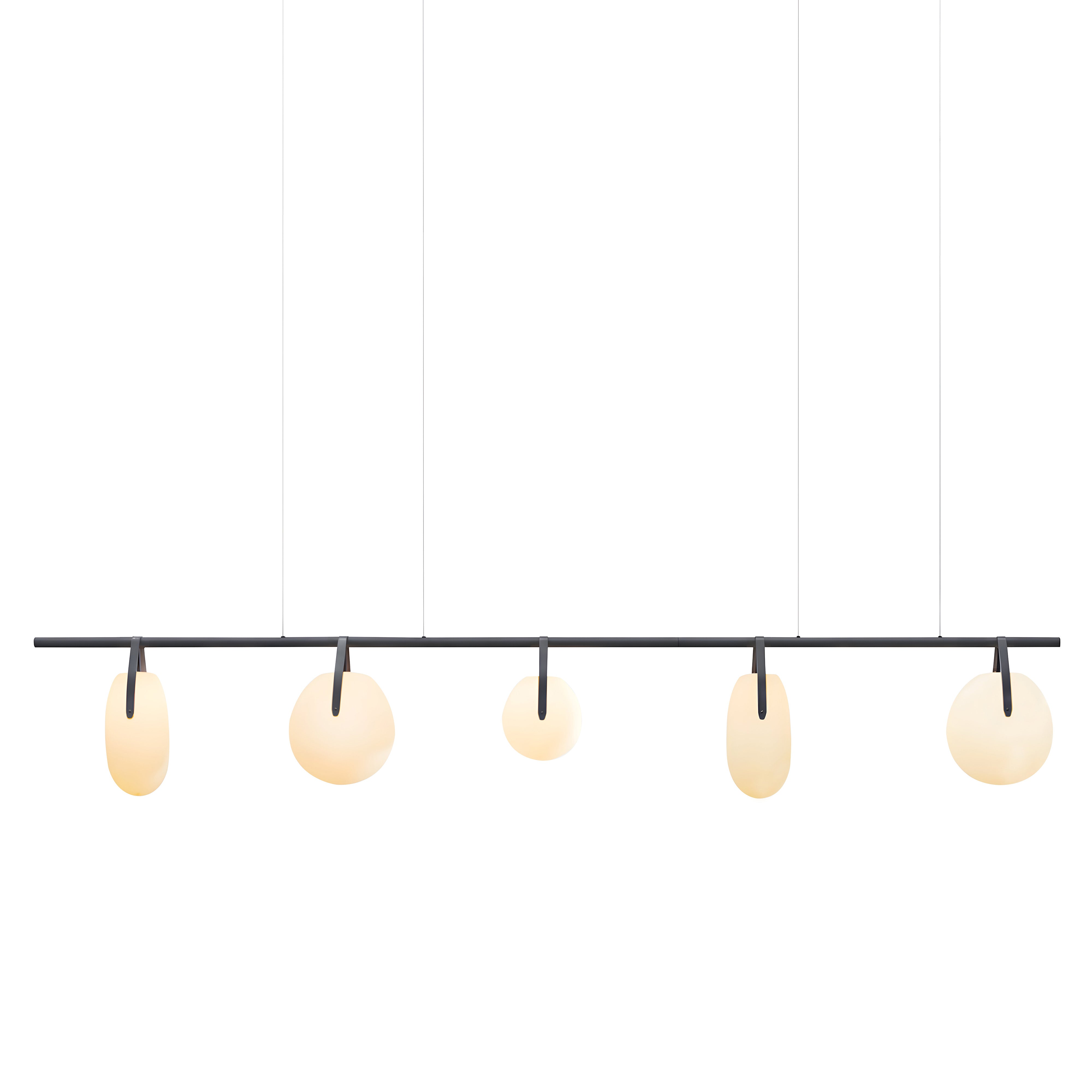 Gala 114 Chandelier: Symmetrical Mixed Globes